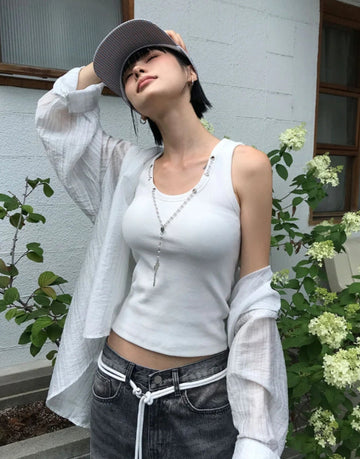 KEY CHARM SLEEVELESS